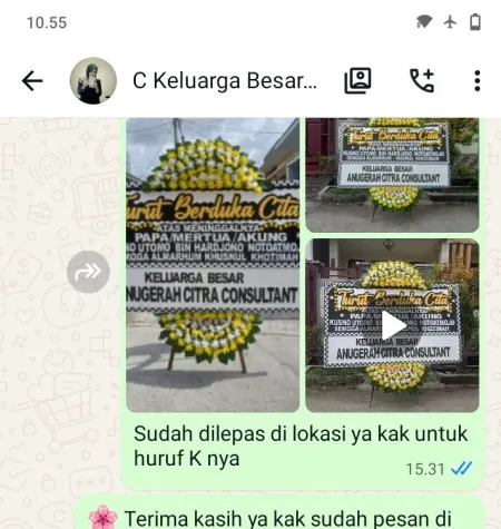 Pengiriman Papan Bunga Duka Tajur