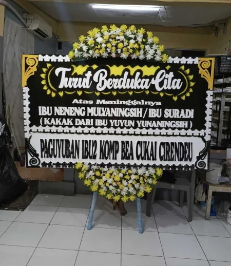 Papan Bunga Duka Tajur